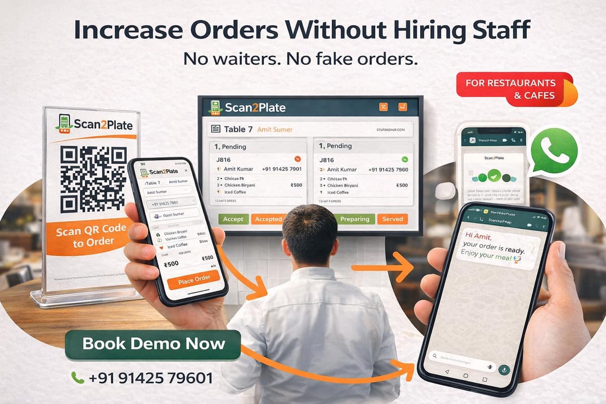 Old Monk Cafe Darbhanga live Scan2Plate deployment